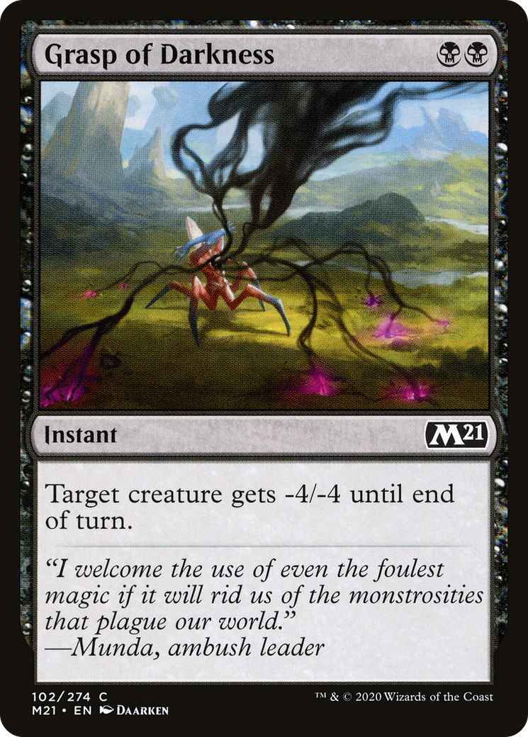 Grasp of Darkness [Core Set 2021] Foil