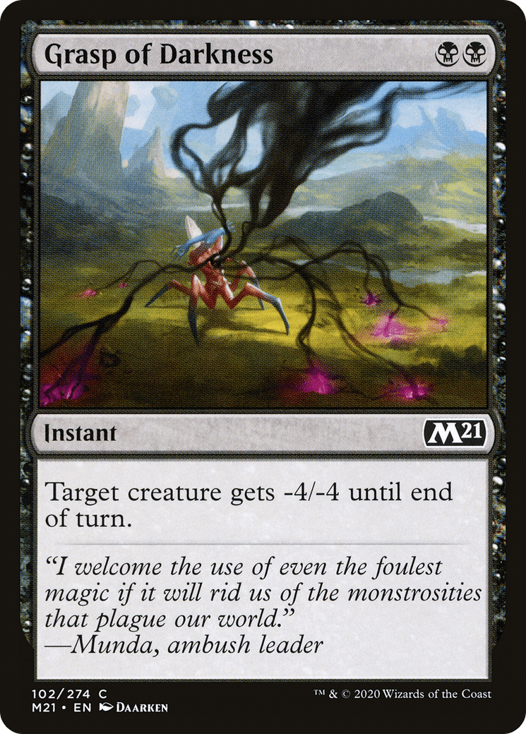 Grasp of Darkness [Core Set 2021] Foil