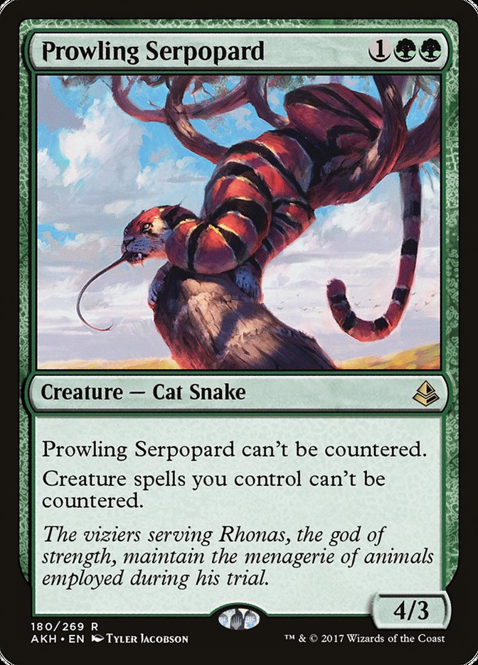 Prowling Serpopard 180 (Amonkhet) 