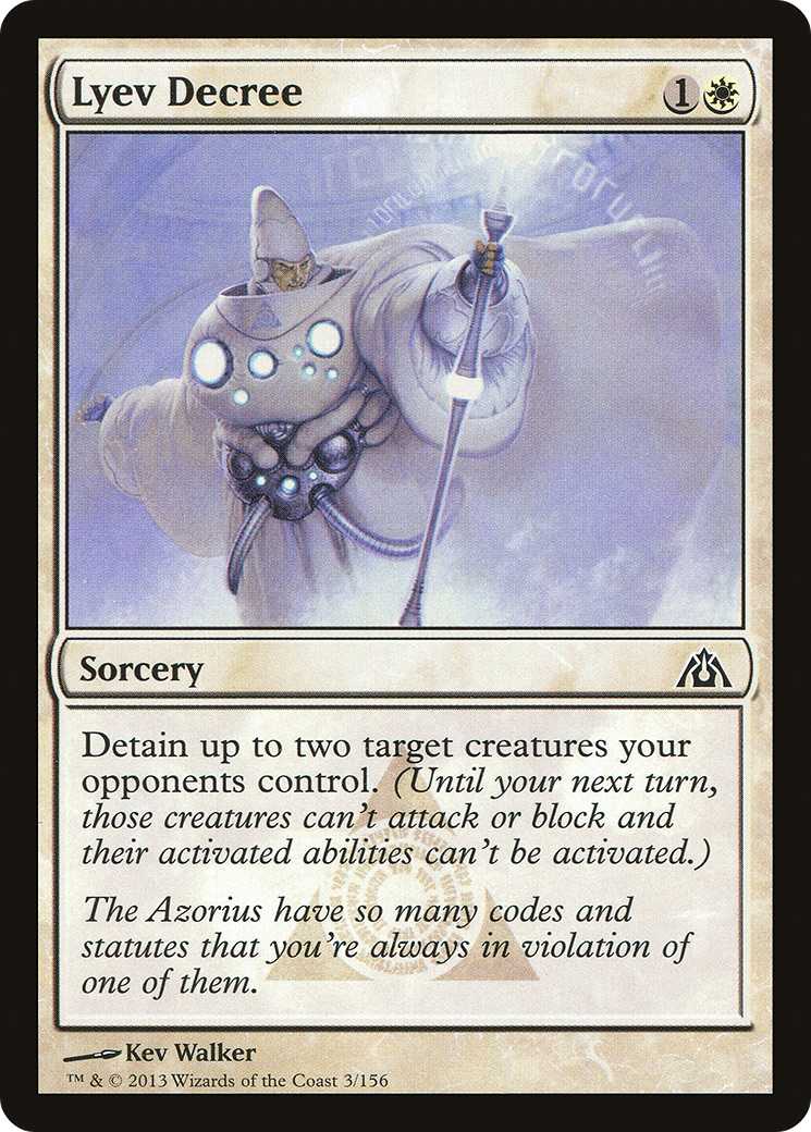 Lyev Decree [Dragon's Maze] Foil