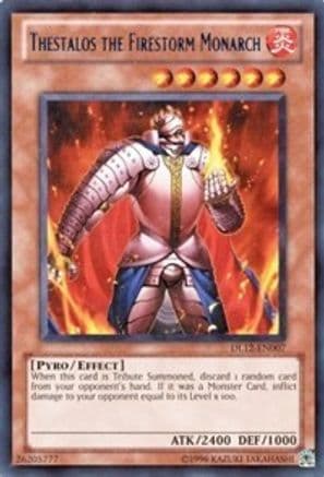 Thestalos the Firestorm Monarch (Red) [DL12-EN007] Rare