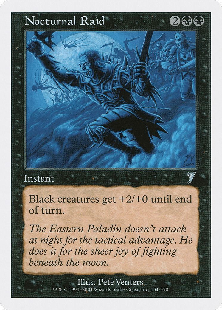 Nocturnal Raid [Seventh Edition] Foil