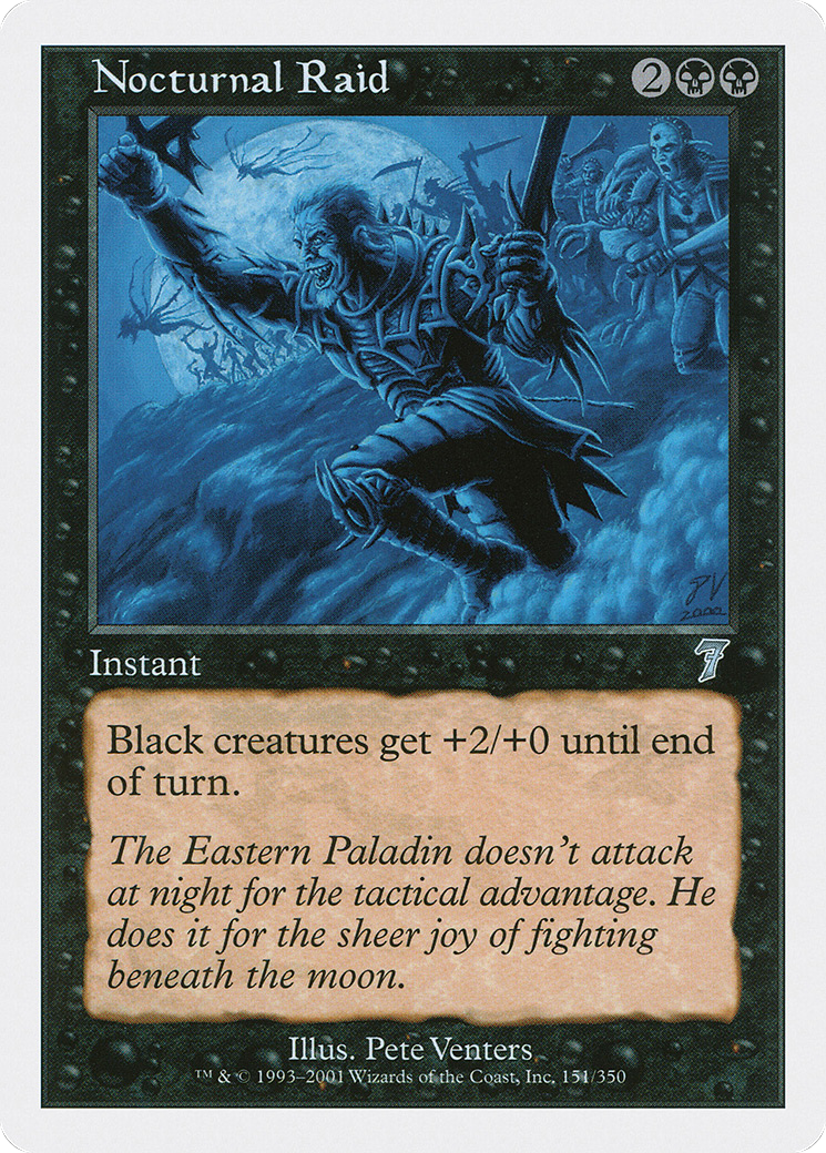 Nocturnal Raid [Seventh Edition] Foil