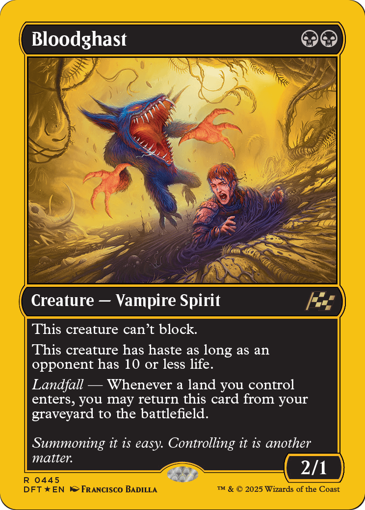 Bloodghast (First-Place Foil) |  Foil (445) [Aetherdrift]