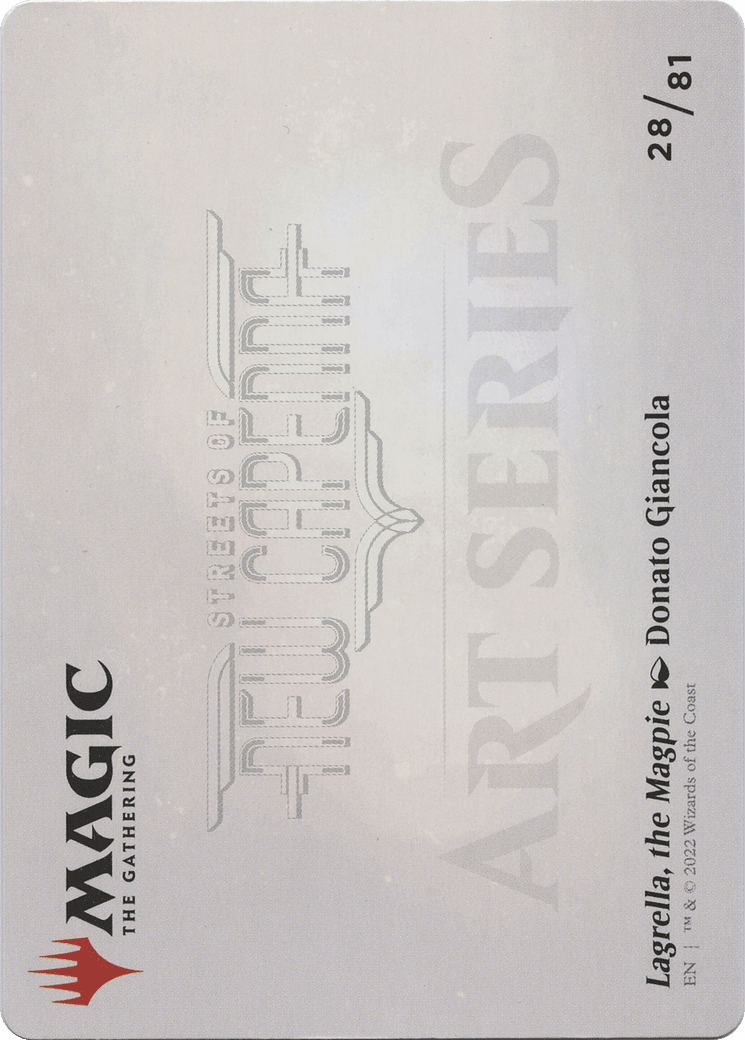 Lagrella, the Magpie // Lagrella, the Magpie (ASNC-028) - New Capenna Art Series (Borderless) Foil