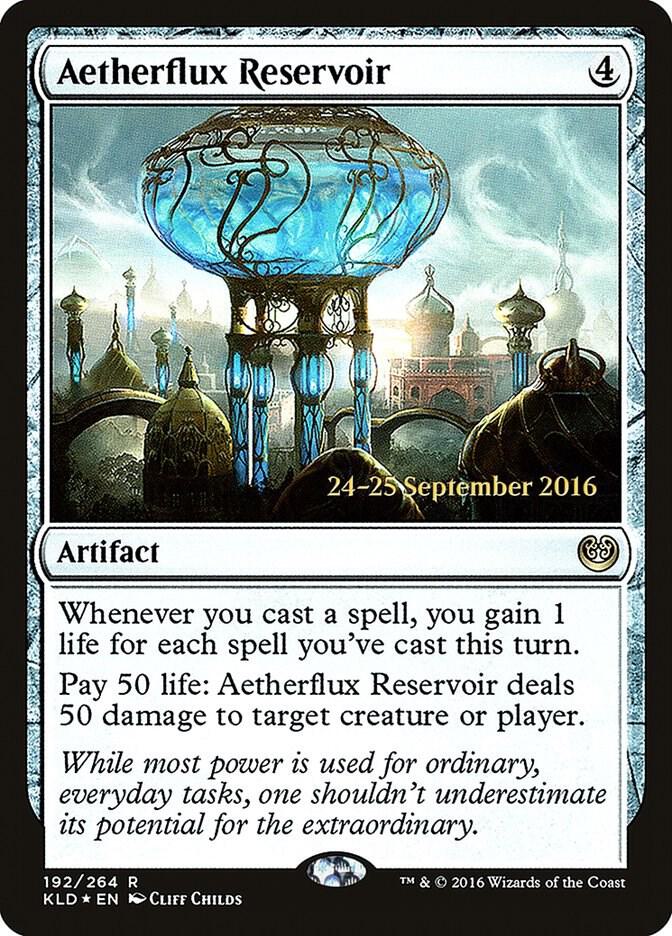 Aetherflux Reservoir 192s/83 (Prerelease Cards)  - PreRelease Foil