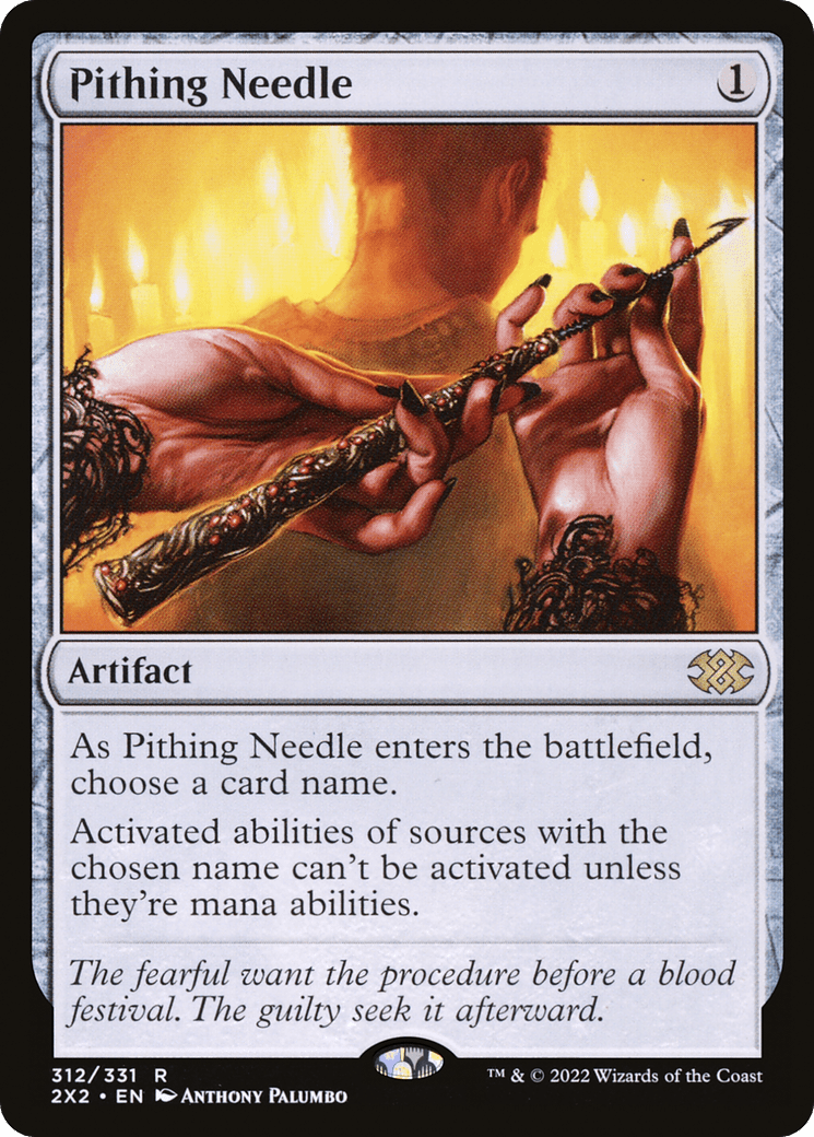 Pithing Needle [Double Masters 2022] Foil