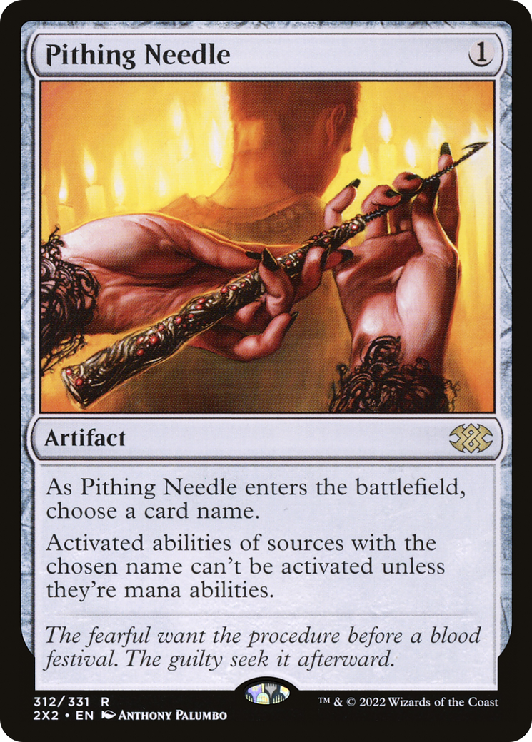 Pithing Needle [Double Masters 2022] Foil