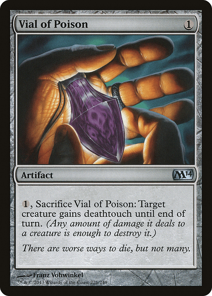 Vial of Poison [Magic 2014] Foil