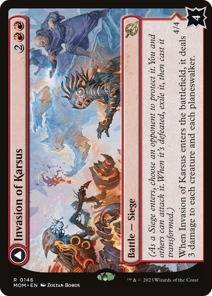 Invasion of Karsus // Refraction Elemental [March of the Machine] Foil