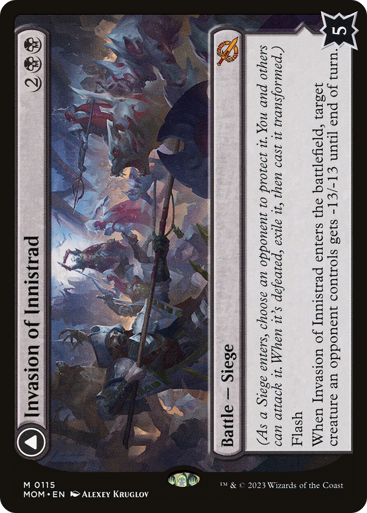 Invasion of Innistrad // Deluge of the Dead [March of the Machine] Foil