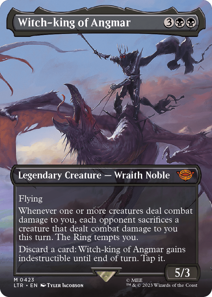 Witch-king of Angmar (Borderless Alternate Art) [The Lord of the Rings: Tales of Middle-Earth] Foil