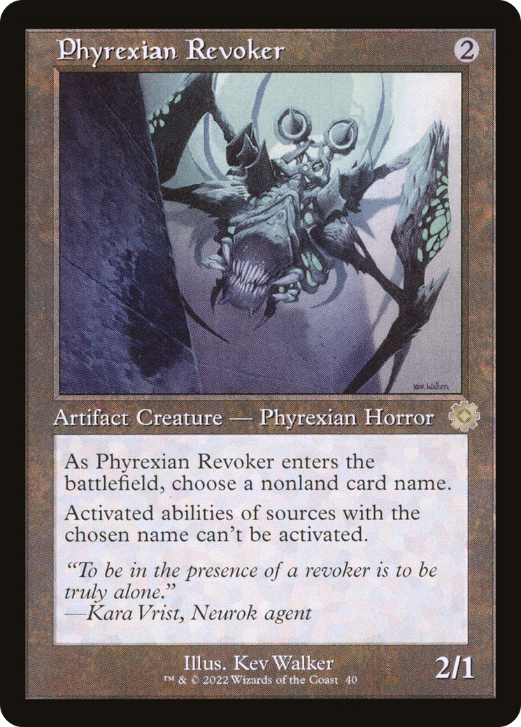 Phyrexian Revoker (Retro) [The Brothers' War Retro Artifacts] Foil