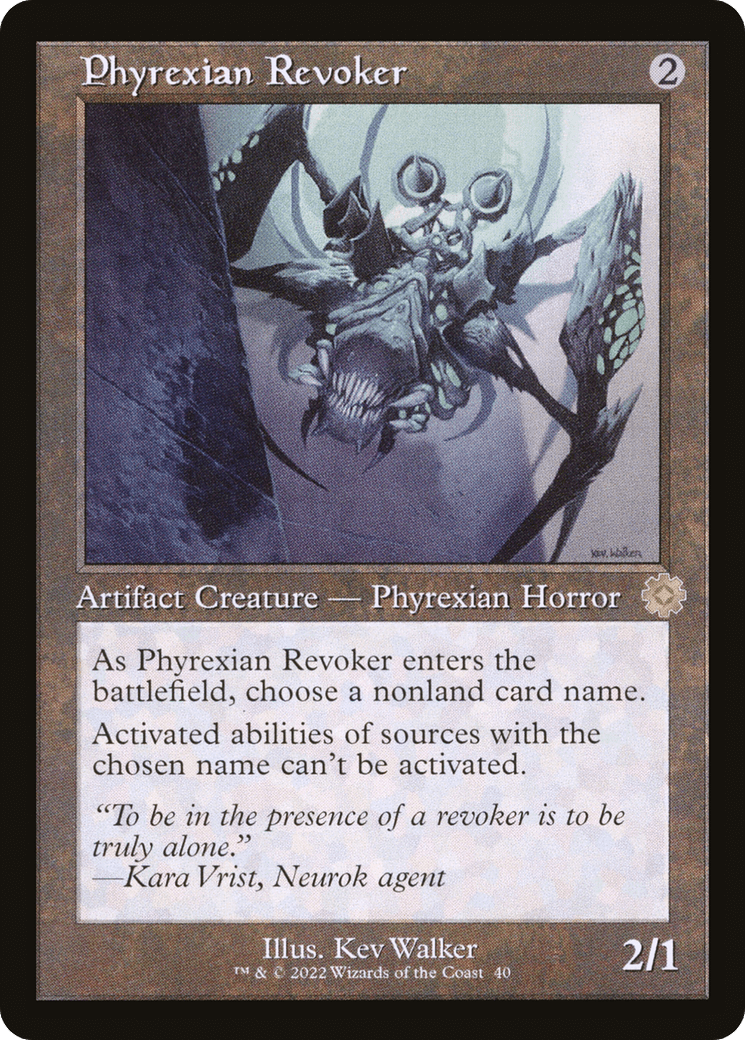 Phyrexian Revoker (Retro) [The Brothers' War Retro Artifacts] Foil