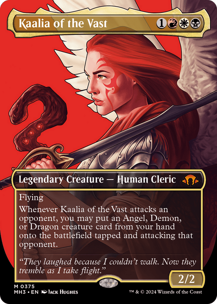 Kaalia of the Vast (Borderless) (0375) [Modern Horizons 3] Foil
