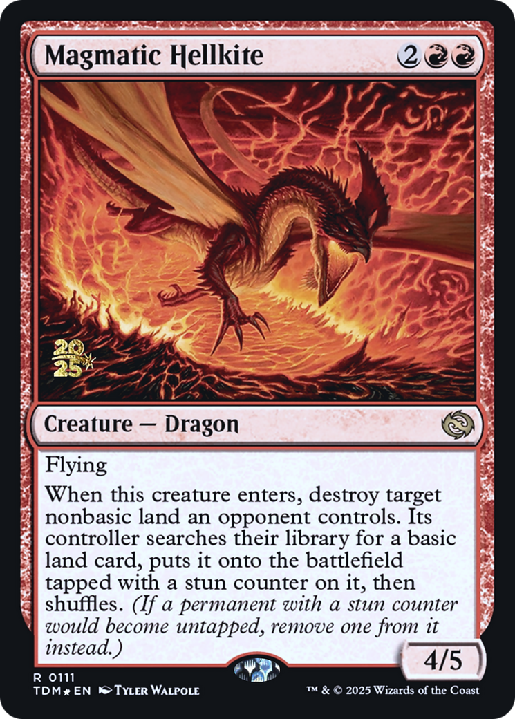 Magmatic Hellkite (111) [Prerelease Cards]