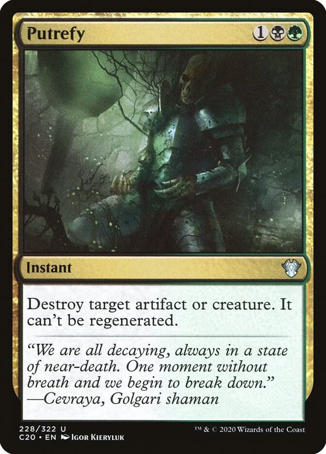 Putrefy 228/322 (Commander 2020) 