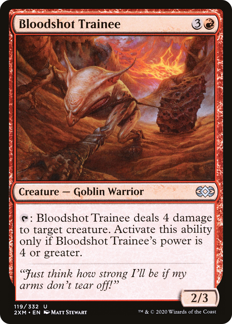 Bloodshot Trainee [Double Masters] Foil