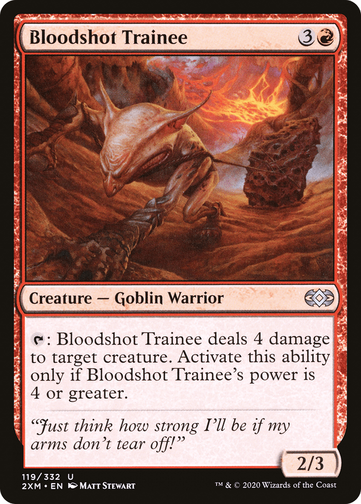 Bloodshot Trainee [Double Masters] Foil