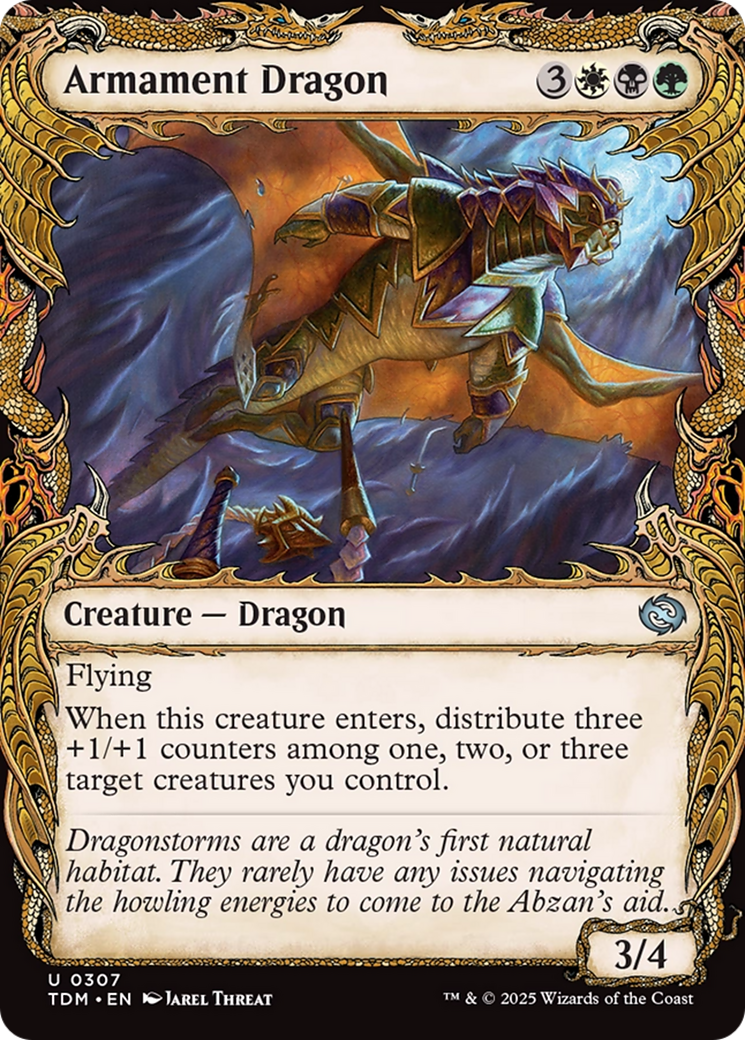 Armament Dragon (Showcase) (307) [Tarkir: Dragonstorm]
