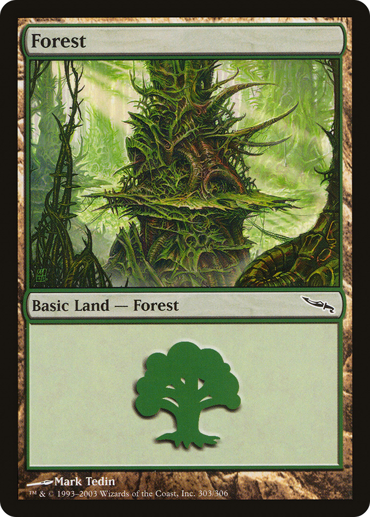 Forest (303) [Mirrodin] Foil