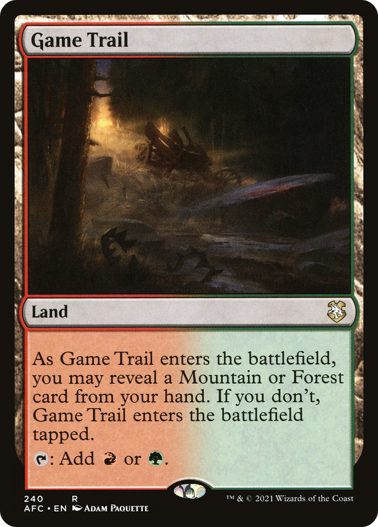 Game Trail [Dungeons & Dragons: Adventures in the Forgotten Realms Commander]