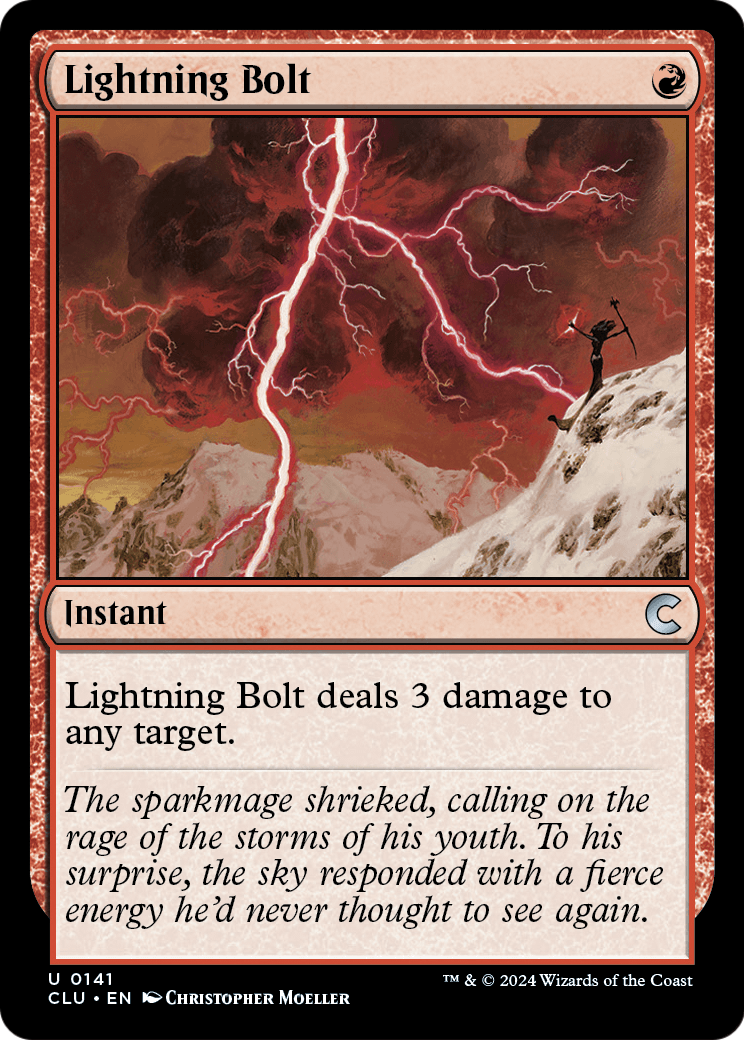 Lightning Bolt [Ravnica: Clue Edition]