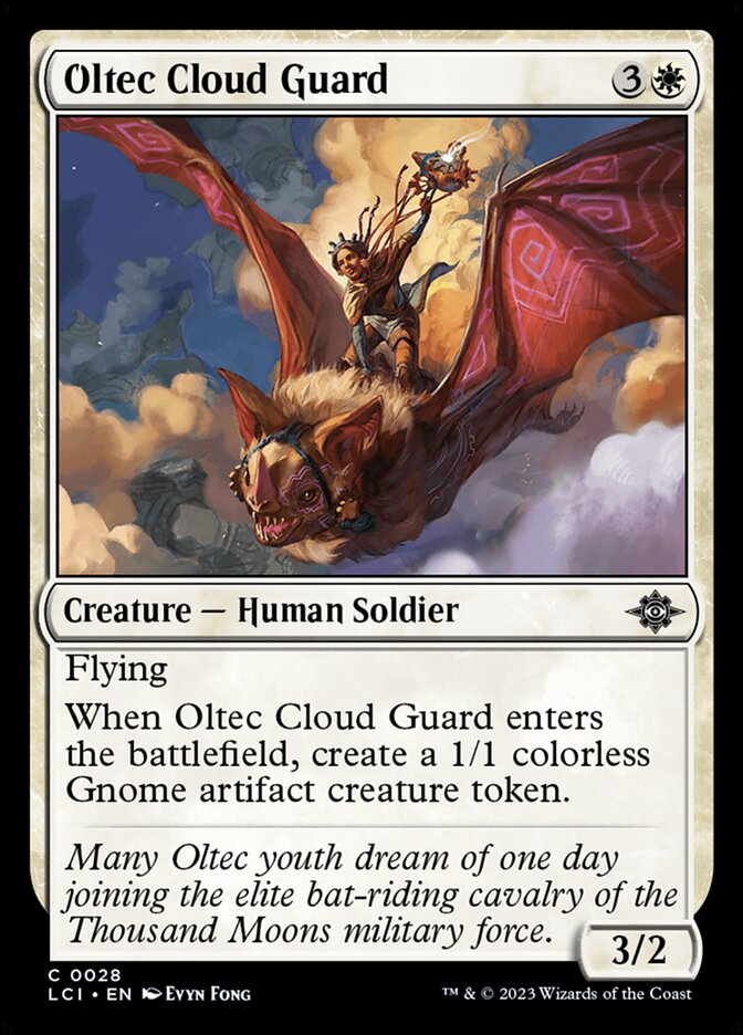 Oltec Cloud Guard 28/291 (The Lost Caverns of Ixalan)  - Foil
