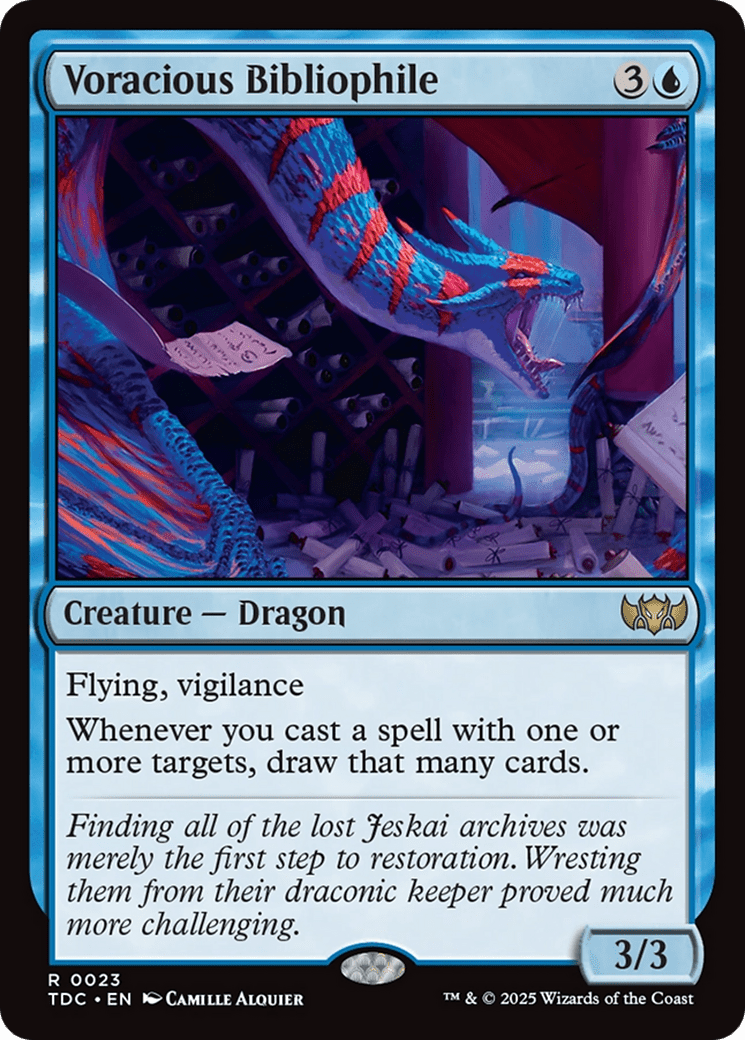Voracious Bibliophile (023) [Commander: Tarkir: Dragonstorm]