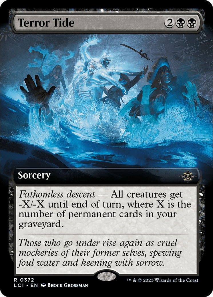 Terror Tide (Extended Art) [The Lost Caverns of Ixalan] Foil