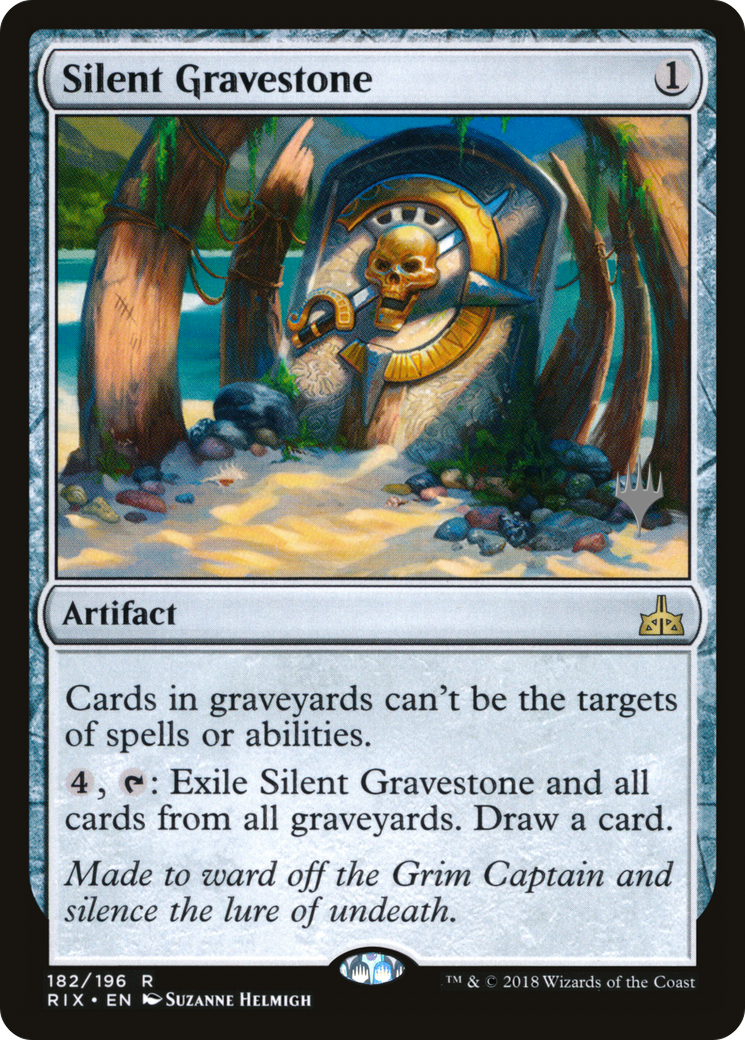 Silent Gravestone (Promo Pack) [Rivals of Ixalan Promos] Foil