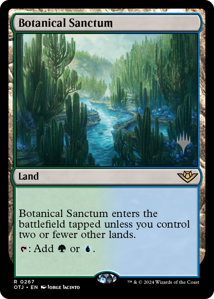Botanical Sanctum (Promo Pack) [Outlaws of Thunder Junction Promos] Foil