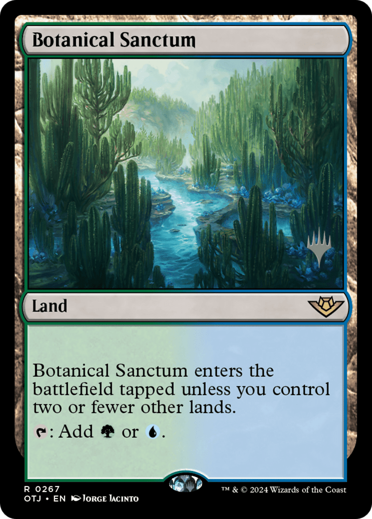 Botanical Sanctum (Promo Pack) [Outlaws of Thunder Junction Promos] Foil