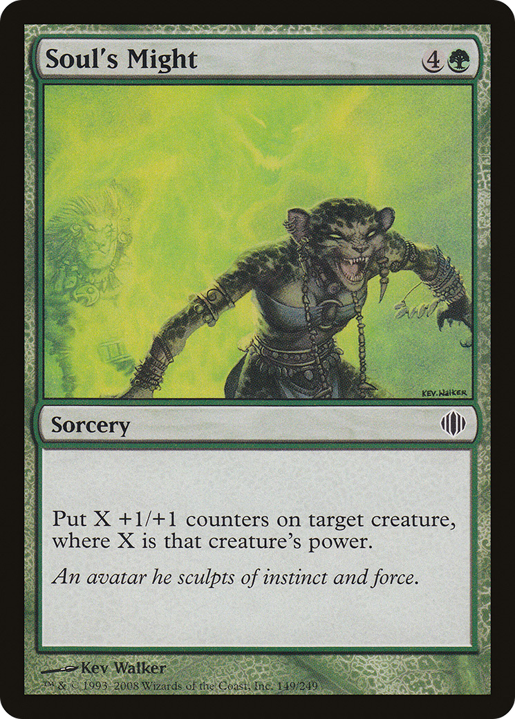 Soul's Might [Shards of Alara] Foil