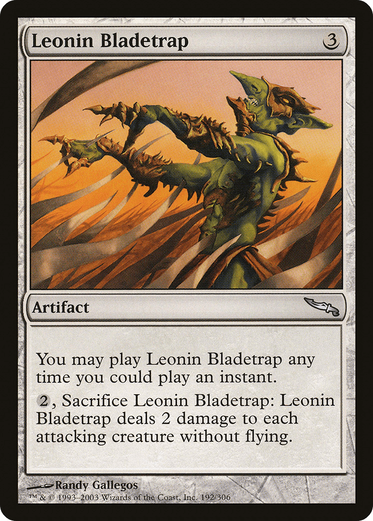 Leonin Bladetrap [Mirrodin] Foil
