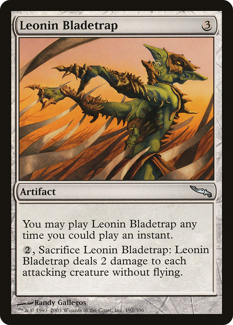Leonin Bladetrap [Mirrodin] Foil
