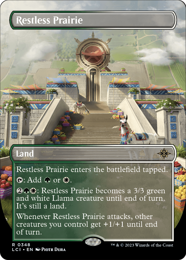Restless Prairie (Borderless) [The Lost Caverns of Ixalan] Foil