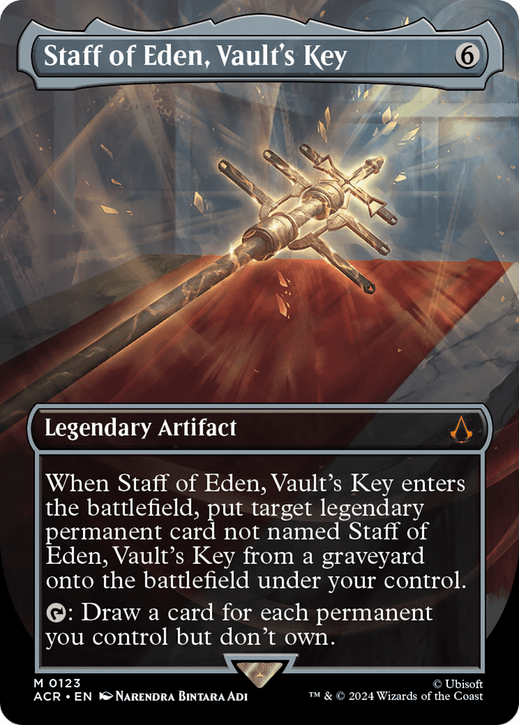 Staff of Eden, Vault's Key (Borderless) [Assassin's Creed] Foil