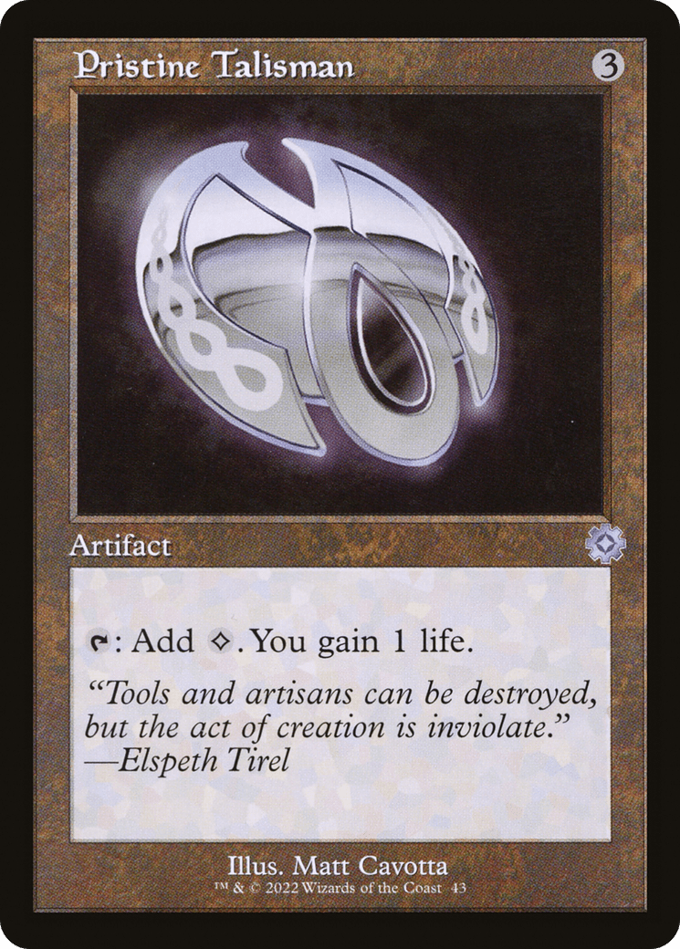 Pristine Talisman (Retro) [The Brothers' War Retro Artifacts] Foil