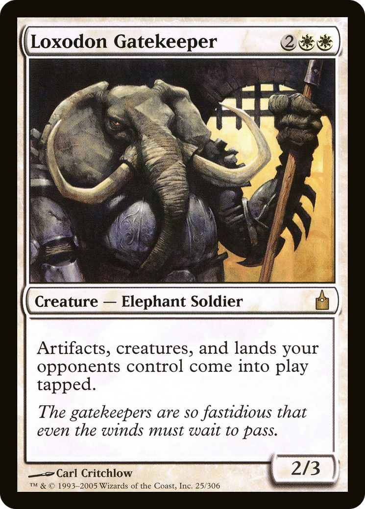 Loxodon Gatekeeper [Ravnica: City of Guilds] Foil