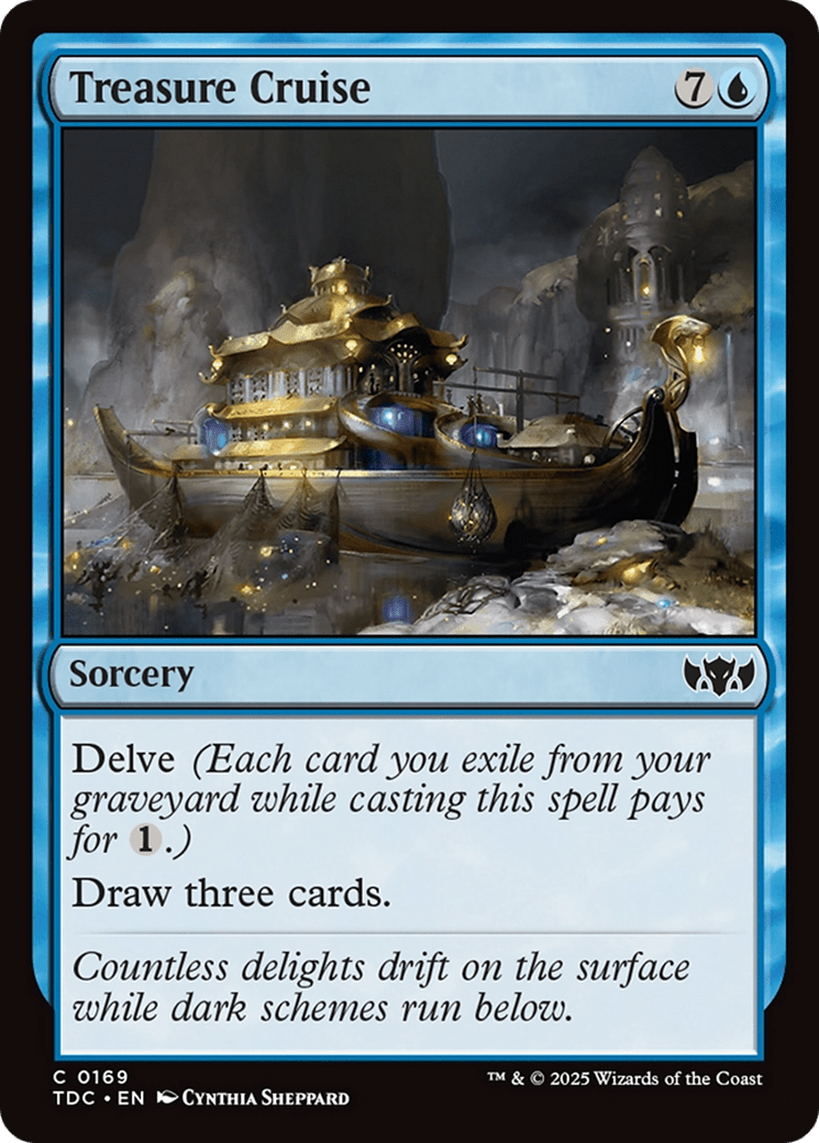 Treasure Cruise (169) [Commander: Tarkir: Dragonstorm]