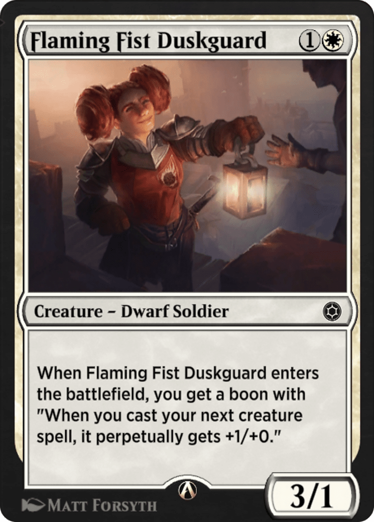 Flaming Fist Duskguard (HBG-022) - Alchemy Horizons: Baldur's Gate