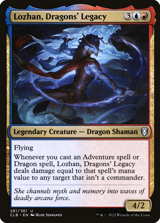 Lozhan Dragons Legacy 281 (Commander Legends: Battle for Baldur's Gate) 