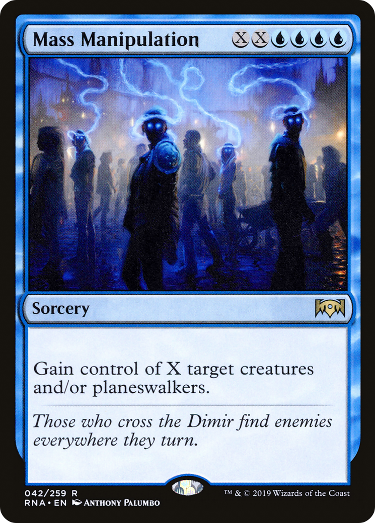 Mass Manipulation [Ravnica Allegiance] Foil