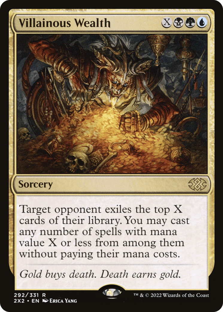 Villainous Wealth [Double Masters 2022] Foil