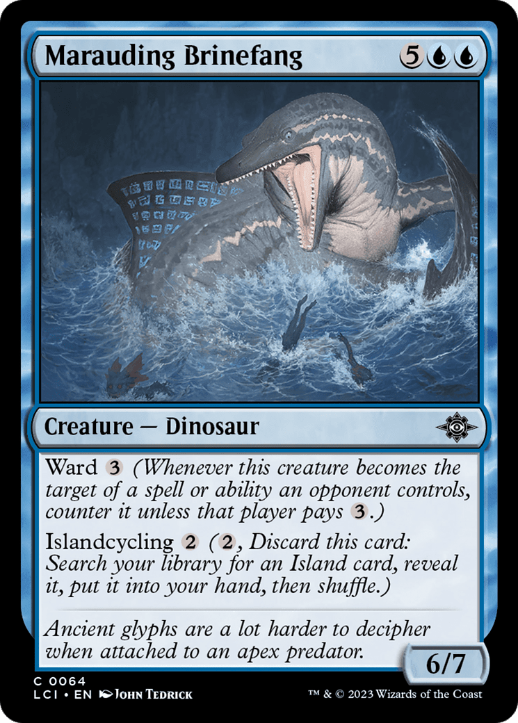 Marauding Brinefang [The Lost Caverns of Ixalan] Foil