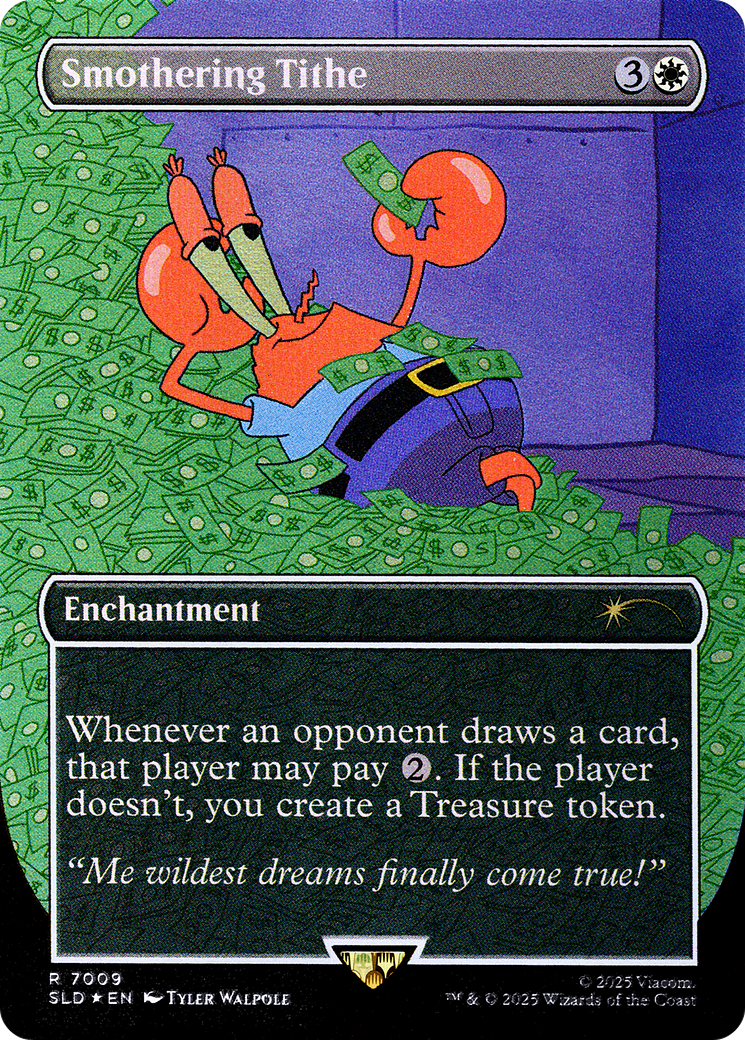 Smothering Tithe (7009) (Rainbow Foil) (7009) [Secret Lair Drop Series]  Foil