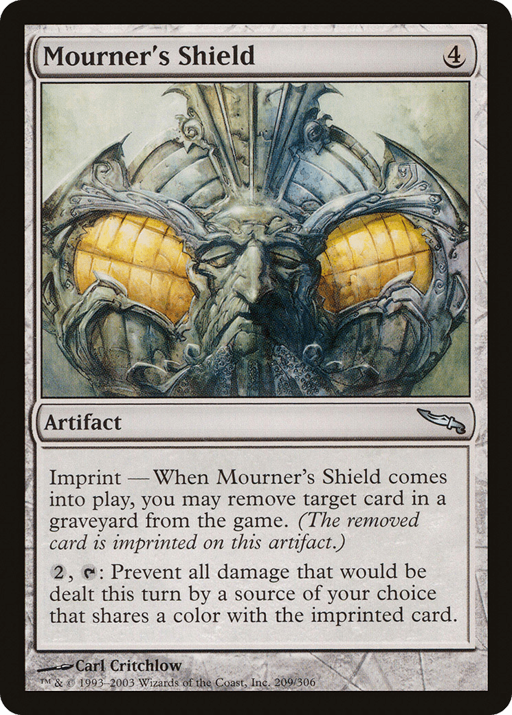 Mourner's Shield [Mirrodin] Foil