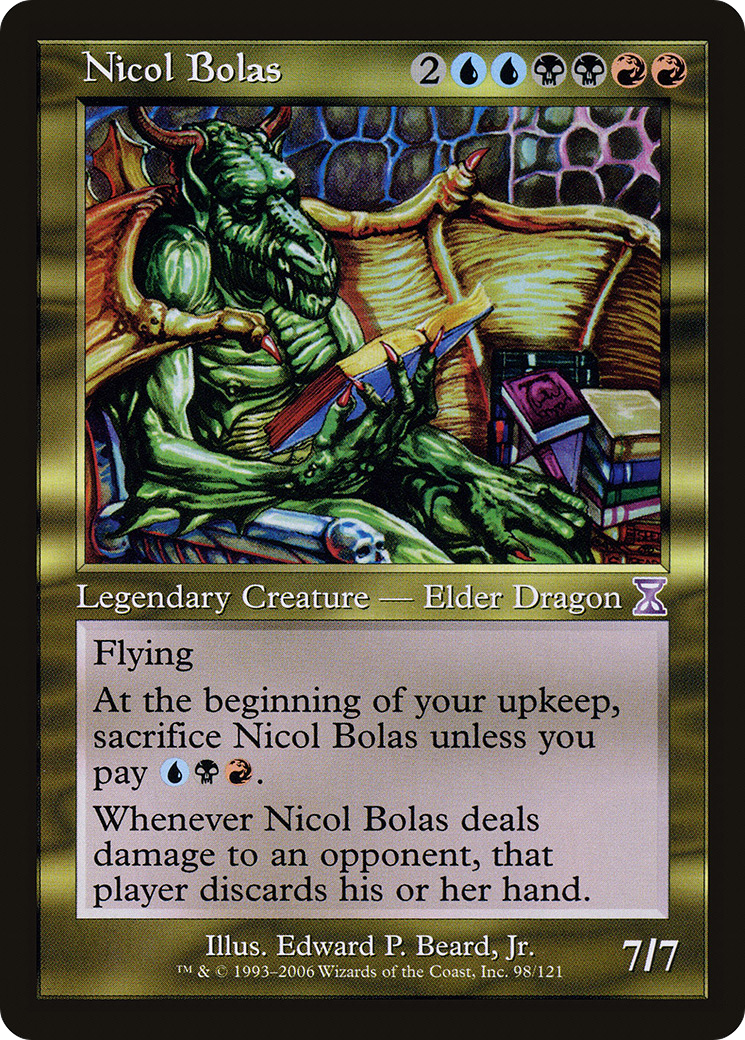 Nicol Bolas [Time Spiral Timeshifted] Foil