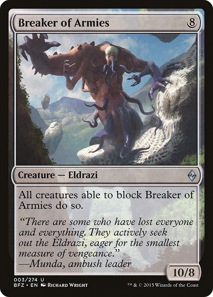 Breaker of Armies [Battle for Zendikar] Foil